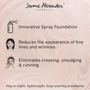 MagicMinerals Deluxe AirBrush Foundation by Jerome Alexander – 5pc Spray Makeup Set with Anti-aging Ingredients for Smooth Radiant Skin (Warm Medium) Jerome Alexander