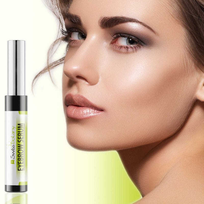 Swiss Botany Eyebrow Serum, Regrow, Enhance and Nourish Existing Eyebrows, Noticeable Results within Two Weeks, Easy to Use, All Skin Types Swiss Botany