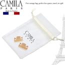 Camila Paris CP3047 French Hair Clip for Women, 1.5 inch Set of 2 Beige Girls Hair Claw Clips Jaw Fashion Durable Styling Hair Accessories for Women, Strong Hold No Slip Grip, Made in France Camila