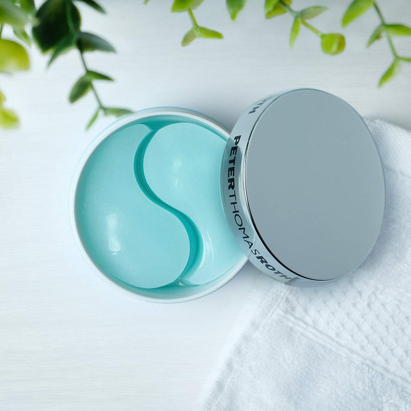 Peter Thomas Roth Water Drench Hyaluronic Cloud Hydra-Gel Eye Patches, Hyaluronic Acid Under-Eye Patches for Fine Lines, Wrinkles and Puffiness Peter Thomas Roth