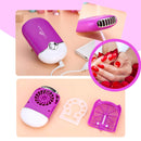 GreenLife® USB Rechargeable Portable Mini Fan Cooling Fan Bladeless Handheld Eyelash dryer Mini Handheld Fan Air Conditioning Blower for Eyelash Extension (Black) GreenLife