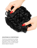 Yamel Messy Bun Scrunchie Chignon Hairpiece Updo Curly Bun Extension Combs in Messy Bun Hair Piece for Women Yamel