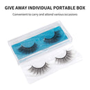 DYSILK 5 Pairs 6D Mink Eyelashes Faux Fluffy Wispy Natural Cross Fake Eyelashes Volume Thick Long Handmade False Eyelashes Pack Extension Reusable Soft Makeup Lashes No Glue |006-15.2mm DYSILK