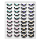 DYSILK 20 Pairs 6D Mink Eyelashes Faux Fluffy Wispy Dramatic False Eyelashes Natural Soft Volume Fake Eyelashes Long Handmade Thick Eyelashes Reusable Lashes 4 Styles Mixed No Glue Include DYSILK