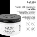 Barker Wellness Tattoo Butter for New & Old Ink – Natural Aftercare Balm with Shea Butter, Turmeric & Lavender – Vegan & Cruelty-Free Tattoo Moisturizer for Vibrant, Healthy Skin – 4oz. Infinity Warehouse