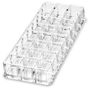 byAlegory (Set Of 3) Acrylic Lipstick Makeup Organizers 24 Space Beauty Storage Refillable Cosmetic Container - Clear BY ALEGORY