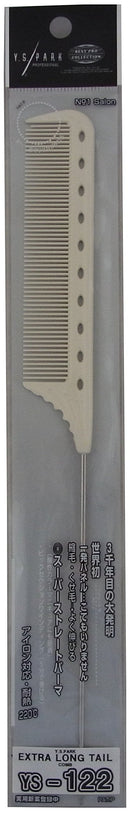 YS Park Comb 122 Extra Long Tail - White Y.S.PARK
