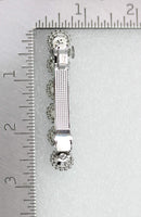 Faship Gorgeous Navy Blue Rhinestone Crystal Floral Small Hair Barrette Clip Faship