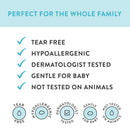 The Honest Company Gently Nourishing Sweet Almond Shampoo + Body Wash, Tear Free Baby Shampoo + Body Wash, naturally Derived Ingredients, sulfate & Paraben Free Baby Wash, 18 Fl. Oz HONEST