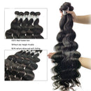 8-40Inch Brazilian Human Hair Bundles Body Wave 3 Bundles 10A Grade 100% Unprocessed Virgin Long Body Wave Human Hair Remy Weave Extensions Natural Color (40 40 40, natural color-body wave) F_noble