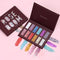 LUXAZA Holographic Glitter Eyeshadow Palette Metallic Festival Style,Ultra Pigmented Shimmer Sparkling Eyeshadow Makeup pallet,Long Lasting Waterproof Eye Shadows Cosmetics Gift Kit LUXAZA