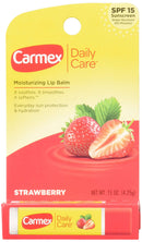 Carmex Lip Balm Stick, Strawberry, 3 Count Carmex