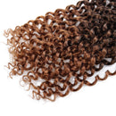 7 Pack 14 Inch Passion Twist Hair Water Wave Synthetic Crochet Braids for Passion Twist Braiding Hair Goddess Locs Bohemian Curl Hair Extensions (7Packs, 14Inch, T30