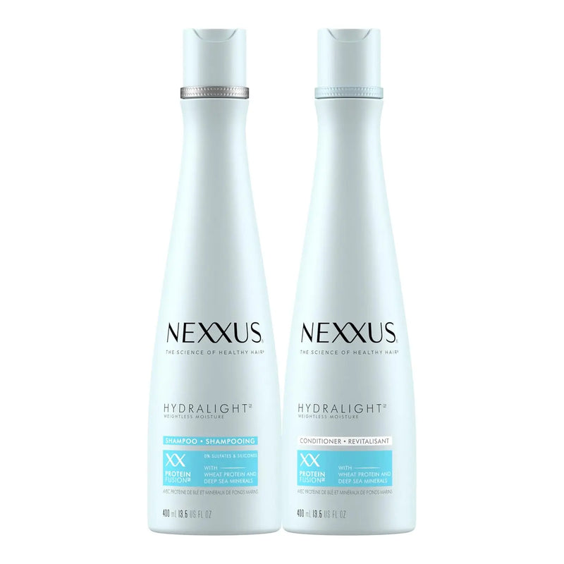 Nexxus Shampoo and Conditioner Hydra-Light 2 Count for Oily Hair Hair Care System Formulated With Proteinfusion Blend 13.5 oz Infinity Warehouse
