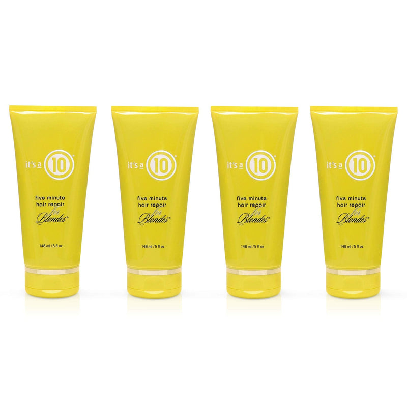 It's a 10 Haircare Five Minute Hair Repair for Blondes, 5 fl. oz. (Pack of 4) It's a 10 Haircare