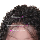 Megalook Lace Front Wigs Human Hair Brazilian Hair Water Wave Human Hair Wigs For Black Women 4x4 Frontal Wigs Pre Plucked Hairline with Baby Hair MegaLook Store