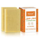 Kilomets Kojic Acid & Tumeric Bar Soap 95gram 2 Bars | Dark Spots Helps Even Skin Tone – 100% Natural Vegan Ingredients KILOMETS