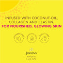 Jergens Natural Glow +FIRMING Self Tanner Body Lotion, Medium to Tan Skin Tone, Sunless Tanning Moisturizer, featuring Collagen and Elastin, Helps to Visibly Reduce Cellulite, 7.5 oz (2 Pack) Jergens