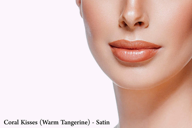 Mom's Secret Natural Lipstick, Organic, Vegan, Gluten Free, Cruelty Free, Made in the USA, 0.15 oz. (Coral Kisses) Mom's Secret