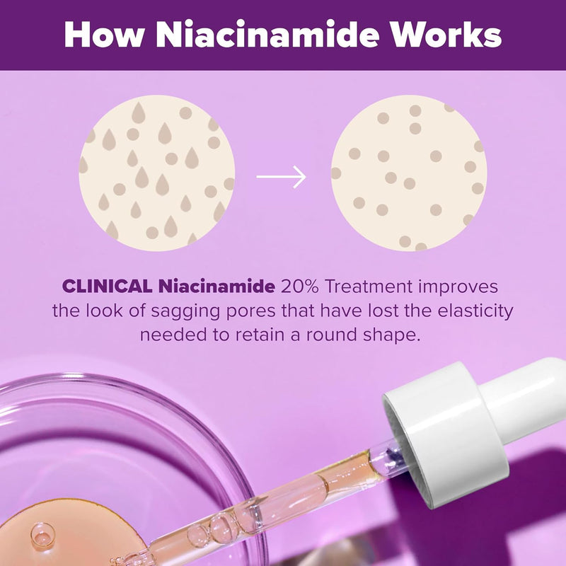 Paula's Choice CLINICAL 20% Niacinamide Vitamin B3 Concentrated Face Serum, Anti-Aging Serum for Face, Treatment for Discoloration & Minimizing Large Pores, Fragrance-Free, 0.67oz Infinity Warehouse
