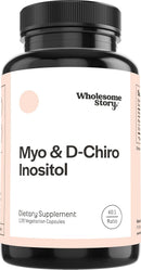 Wholesome Story Myo-Inositol & D-Chiro Inositol Supplement for Women | Fertility Supplements for Hormonal Balance & Ovarian Health Support | Myoinositol | Ideal 40:1 Ratio | 30 Servings Infinity Warehouse