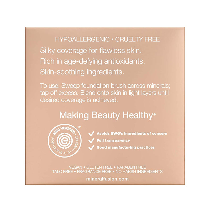 Mineral Fusion Pressed Powder Foundation, Deep 6, 0.32 Ounce Mineral Fusion Store