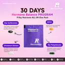 Natural Hormone Balance for Women, Menopause Supplements for Women with Evening Primrose Oil, CoQ10, Soy Isoflavones, Daily Pack Supports Peri+Menopause+Post, PMS, Metabolism, Mood, Energy 30 Packs Infinity Warehouse