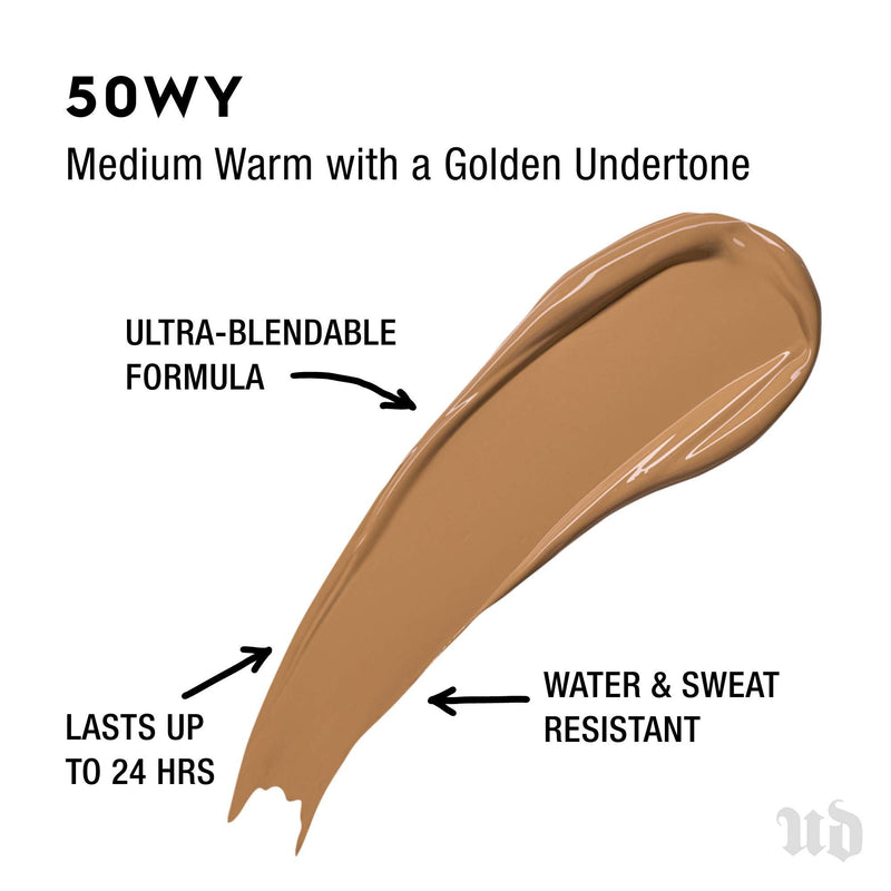 Urban Decay Stay Naked Correcting Full Coverage Concealer, 50WY - Lightweight Formula - Matte Finish Lasts Up To 24 Hours - 0.35 oz. URBAN DECAY