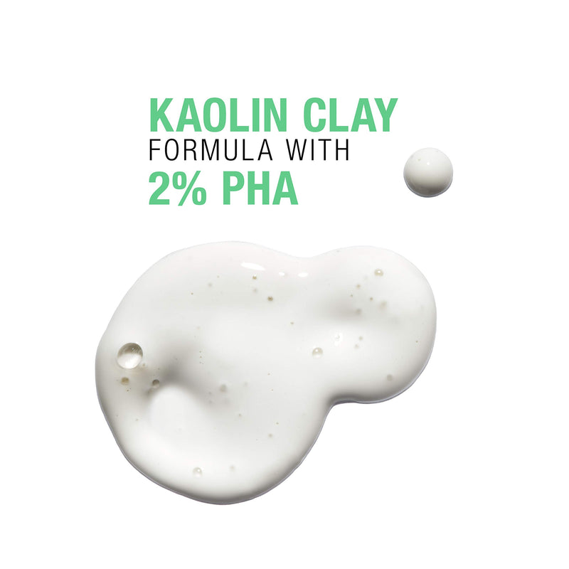 Neutrogena Skin Balancing Kaolin Clay Cleanser with 2% Polyhydroxy Acid (PHA), Mattifying & Conditioning Face Wash for Oily Skin, Paraben-Free, Soap-Free, Sulfate-Free, 6.3 oz Neutrogena