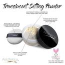 Aesthetica Translucent Setting Powder – Matte Finishing Makeup Loose Setting Powder – Flash Friendly Translucent Powder Foundation - Loose Face Powder Includes Velour Puff Infinity Warehouse