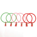 Scenties Strawberry Scented Hair Bands, 5 Pack | Pretty Ponytail Holders for Thick Hair, Thin Hair & Curly Hair | Baby Girl Hair Ties No Damage Elastic Kids Hair Accessories Scenties