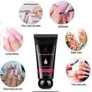 Makartt Poly Nail Extension Kit Bundle with Natural Pink Poly Nail Gel 50ML, High Tea Nail Extension Gel Fall Winter Collection Builder Extension Gel Nail Enhancement Manicure All-in-one Kit Makartt