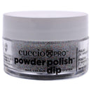 Cuccio Colour Powder Nail Polish - Lacquer For Manicures And Pedicures - Highly Pigmented Powder That Is Finely Milled - Durable Finish, Flawless Rich Color - Easy To Apply - Bling Crystal - 0.5 Oz Cuccio