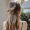 SWEETV Wedding Hair Comb Clip Bridal Crystal Wedding Hair Accessories for Brides and Bridesmaid, Gold SWEETV