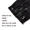 22 Inch Long Clip in Human Hair Extensions 70g Thin 8 Pcs 18 Clips Standard Weft Straight Clip on 100% Human Hairpieces for Women Beauty