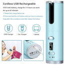 Unbound Cordless Automatic Hair Curler, Anti-Tangle Wireless Auto Curling Iron Wand,Portable USB Rechargeable Spin Curler Ceramic Barrel Rotating for Long Hair,Fast Heating for Hair Styling AURUZA