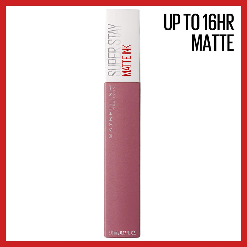 Maybelline New York SuperStay Matte Ink Liquid Lipstick, Lover, 0.17 Ounce Maybelline New York