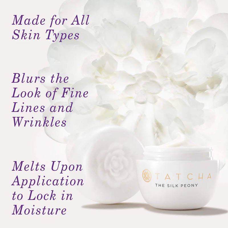 Tatcha The Silk Peony Melting Eye Cream: Hydration with Line-Smoothing Liquid Silk for Youthful Radiant Eyes, 15 ml | 0.5 oz TATCHA