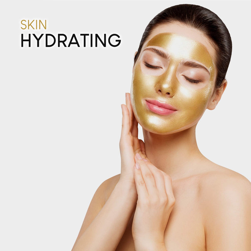 AZURE 24K Gold Luxury Firming Peel Off Mask – Lifting, Illuminating & Revitalizing | Removes Blackheads, Dirt & Oils | Reduces Wrinkles, Fine Lines & Acne Scars | Made in Korea - 150 mL Azure Cosmetics