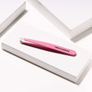 Tweezerman  Slant Tweezer, Dusty Rose Tea, 1 Count (Pack of 1) Tweezerman