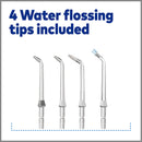 Waterpik Cordless Pearl Rechargeable Portable Water Flosser for Teeth, Gums, Braces Care and Travel with 4 Flossing Tips, ADA Accepted, WF-13 White Waterpik