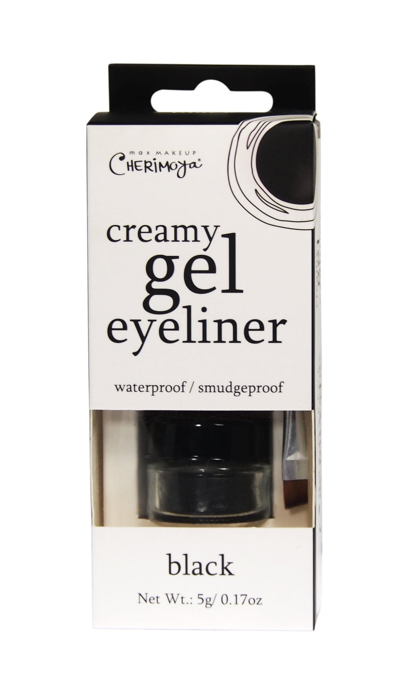 Max Makeup Cherimoya Creamy Gel Eyeliner, Black and White Max Makeup Cherimoya