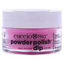 Cuccio Colour Powder Nail Polish - Lacquer For Manicures And Pedicures - Highly Pigmented Powder That Is Finely Milled - Durable Finish, Flawless Rich Color - Easy To Apply - Bright Pink - 0.5 Oz Cuccio