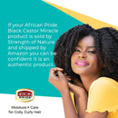 African Pride Moisture Miracle 5 Essential Oils (3 Pack) - Contains Castor, Grapeseed, Argan, Coconut & Olive Oil, Seals in Moisture & Adds Shine to Hair, Vitamin E, 4 oz African Pride