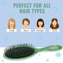 Wet Brush Disney Original Detangler Hair Brush Princess Guiding Spirit - Frozen 2, Olaf - All Hair Types - Ultra-Soft IntelliFlex Bristles Glide Through Tangles with Ease - Protects Against Split Ends Wet Brush