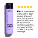 MATRIX Unbreak My Blonde | Strengthening Shampoo and Conditioner Bundle | Repairs and Adds Softness and Shine | For Damaged, Lightened and Over Processed Hair | Sulfate-Free | 10.1 Fl. Oz. MATRIX