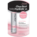 ChapStick Total Hydration Moisture + Tint Pink Nude Tinted Lip Balm Tube, Tinted Moisturizer - 0.12 Oz Chapstick