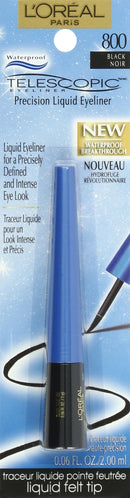 L'Oreal Paris Telescopic Precision Liquid Waterproof Eyeliner, Black L'Oréal Paris