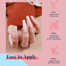 Beetles Nude Pink Gel Nail Polish Kit with UV LED Light and Base Gel Top Coat Starter Kit, Soak Off Popular Nude Pink Gel Polish Set with Nail Lamp Nail File for DIY Home Manicure Gift for Women beetles Gel Polish Store