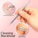Teenitor Pimple Extractor Acne Treatment Tool Surgical Grade Blackhead Comedone Removal 2-In-1 Popper Tool For Face Nose Teenitor